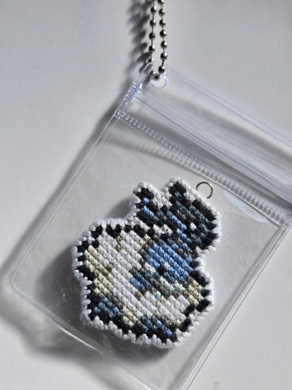Cloud Bird Keychain
