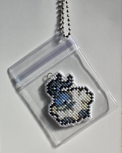 Cloud Bird Keychain