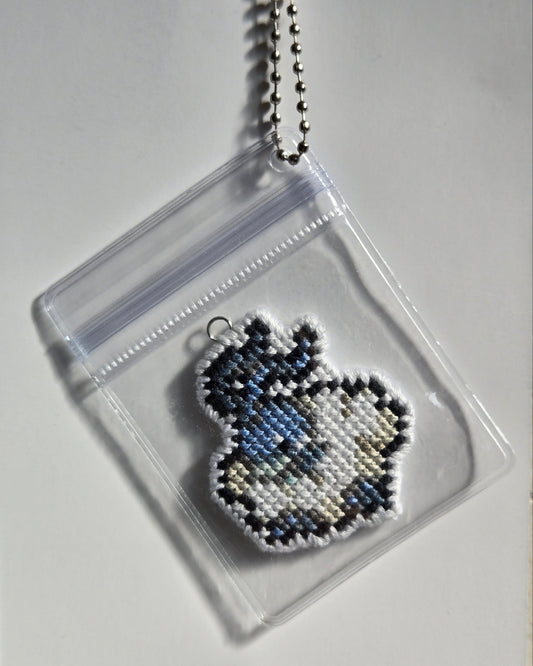 Cloud Bird Keychain