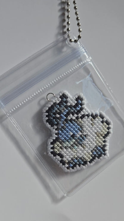 Cloud Bird Keychain
